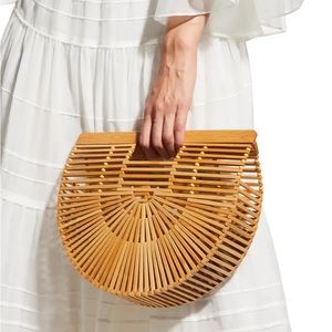 Cult Gaia Small Ark Wicker Bag